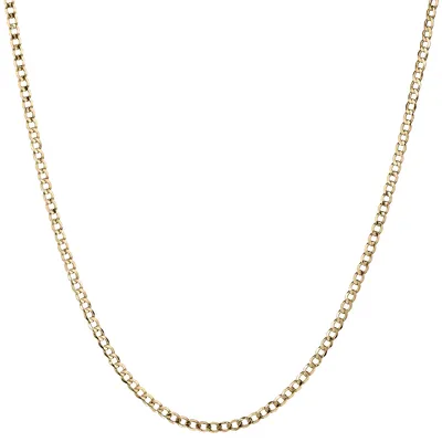 CUBAN GOLD CHAIN 24" , 10kt YELLOW GOLD..................NOW