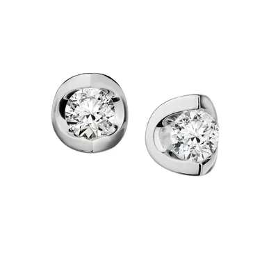 .10 Carat of Canadian Diamonds Tulip Stud Earrings, 10kt White Gold......................NOW