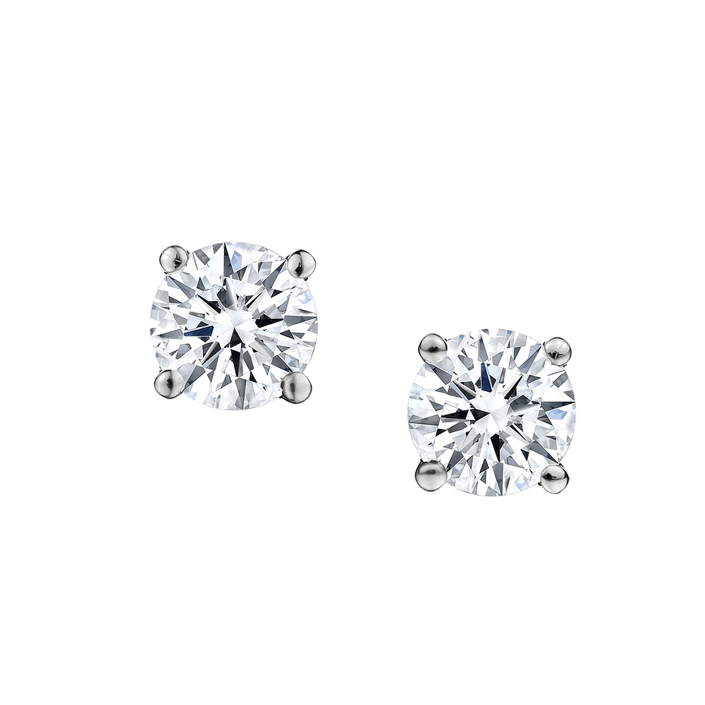 75 Carat of Diamonds Screwback Stud Earrings