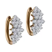 .50 Carat of Diamonds "Waterfall" Earrings, 10kt Yellow Gold......................NOW