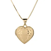 Heart Locket Pendant, 10kt Yellow Gold......................Now