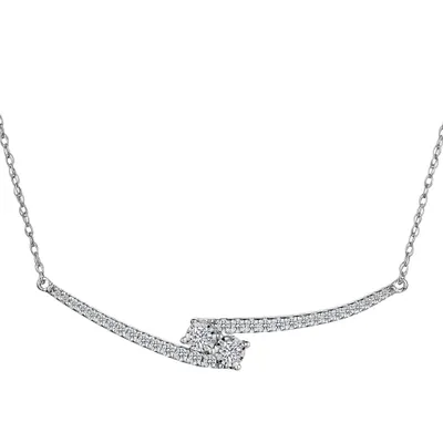 .50 Carat Diamond "Together" Necklace, 10kt White Gold.....................NOW
