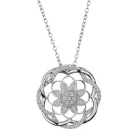 .20 Carat of Diamonds "Sunflower" Pendant, 10kt White Gold…...................NOW