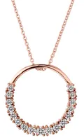 .75 Carat Champagne Diamond Pendant, Silver (Rose Gold Plated).......................NOW