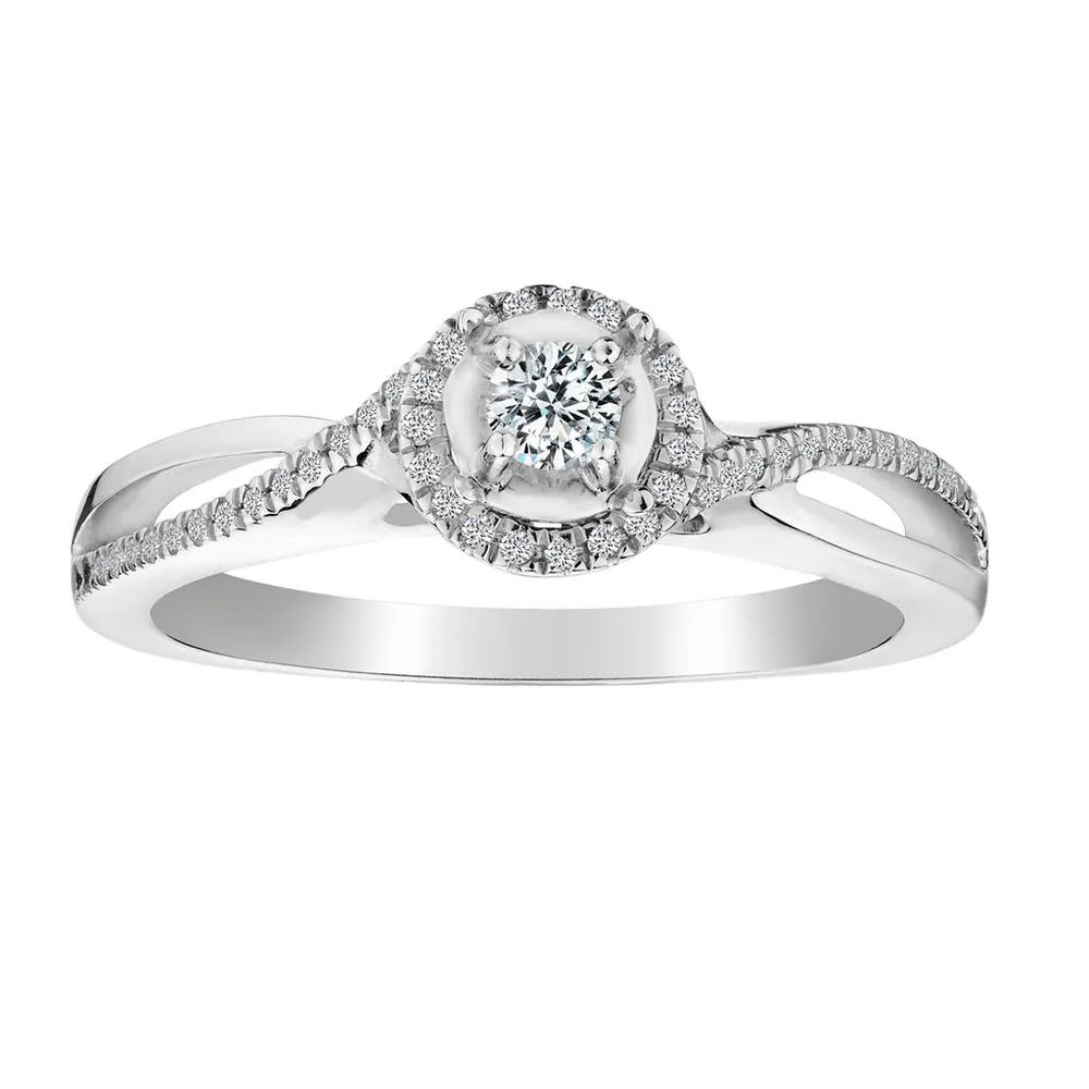 .20 Carat of Canadians Diamond "Dream" Engagement Ring, 10kt White Gold.....................NOW