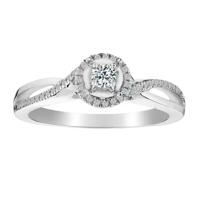 .20 Carat of Canadians Diamond "Dream" Engagement Ring, 10kt White Gold.....................NOW