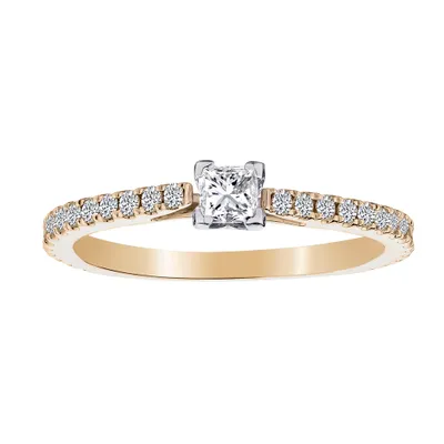 .50 Carat Canadian Diamond Engagement Ring, 14kt Yellow Gold...................NOW