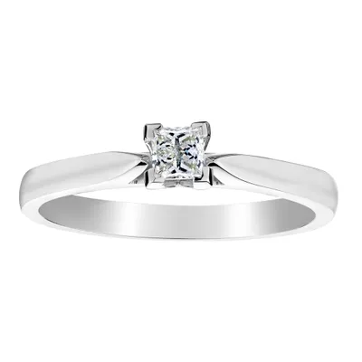 .20 CARAT CANADIAN PRINCESS DIAMOND SOLITAIRE RING, 10kt WHITE GOLD....................NOW