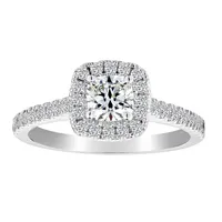 .80 Total Diamond Weight Engagement Ring, 14kt White Gold......................NOW