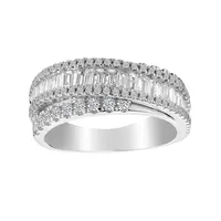 1.20 CARAT DIAMOND "CELEBRATION" RING, 10kt WHITE GOLD.....................NOW