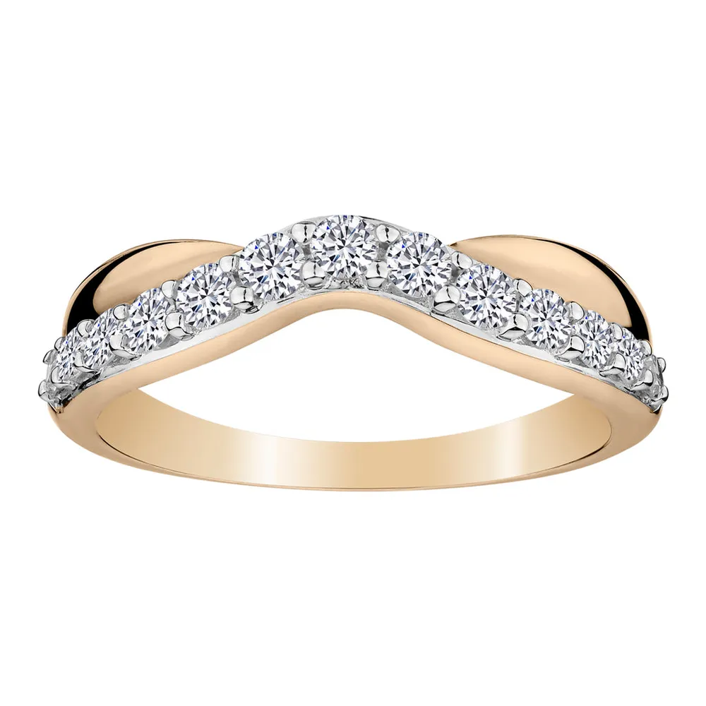 .50 Carat of Diamonds Ring, 14kt Yellow Gold…....................NOW