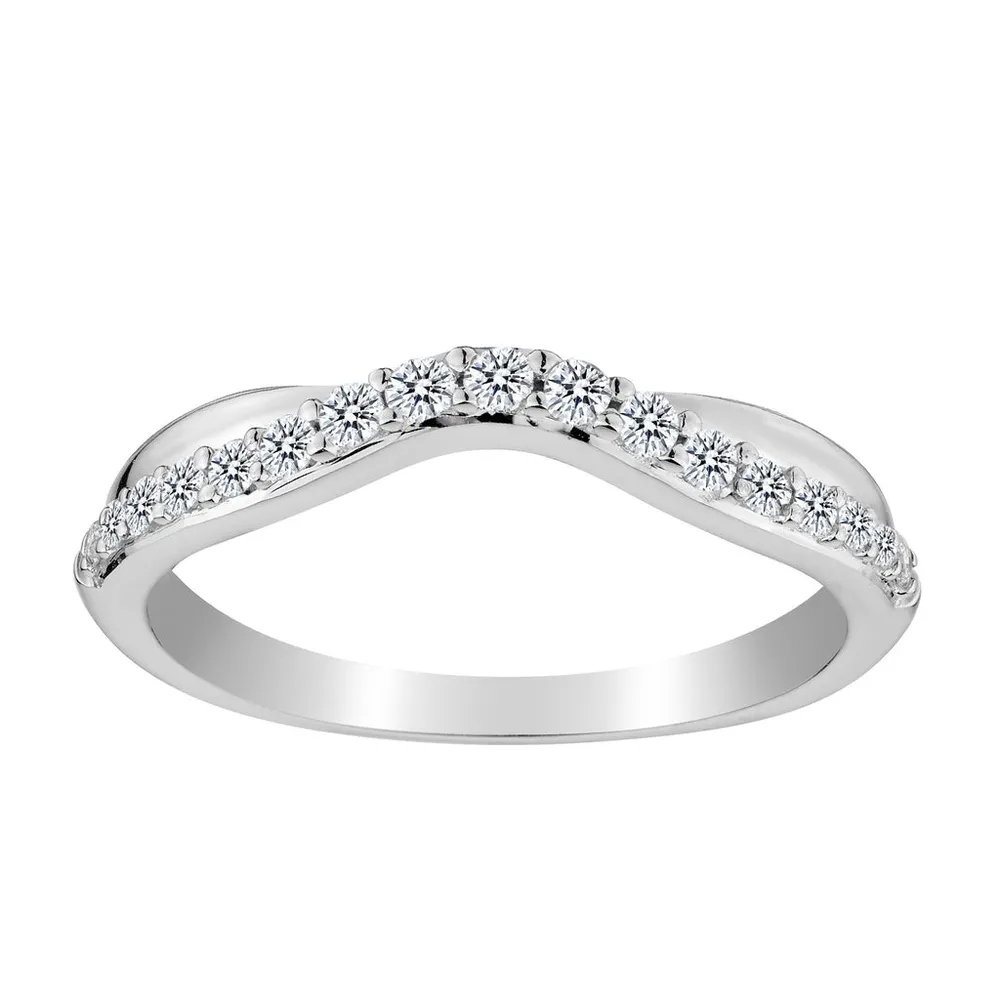 .25 Carat of Diamonds Ring, 14kt White Gold….......................NOW