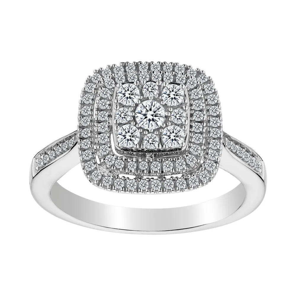 .50 Carat of Diamonds "Enchanting" Ring, 10kt White Gold.....................NOW