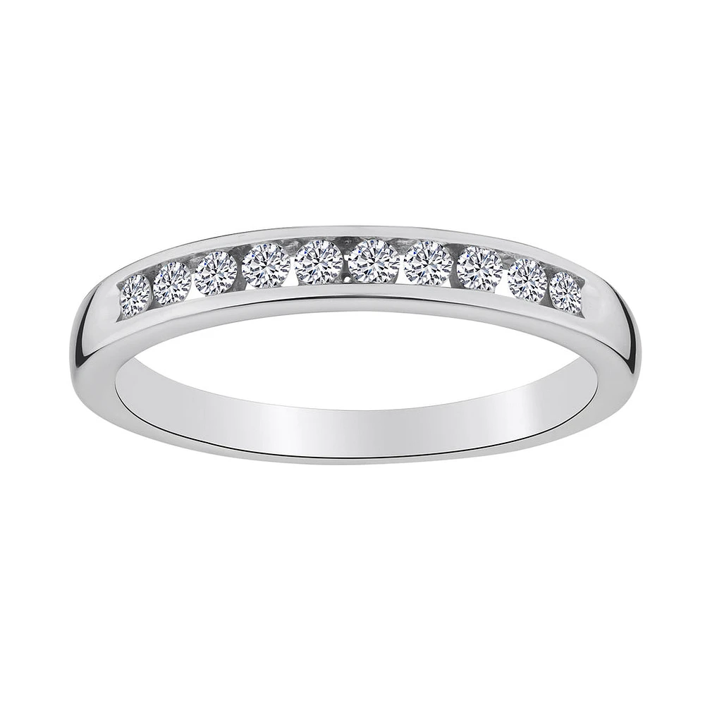 .20 Carat of Diamonds Ring Band, 10kt White Gold.…...................NOW