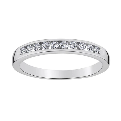 .20 Carat of Diamonds Ring Band, 10kt White Gold.…...................NOW