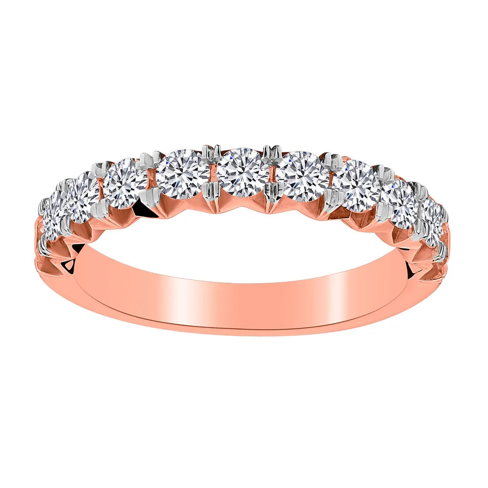 1.00 Carat of Diamonds "Luxury" Ring, 14kt Rose Gold...................NOW