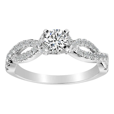 .85 Carat of Diamonds "Infinite Love" Ring, 14kt White Gold….....................NOW