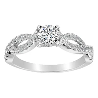 .85 Carat of Diamonds "Infinite Love" Ring, 14kt White Gold….....................NOW