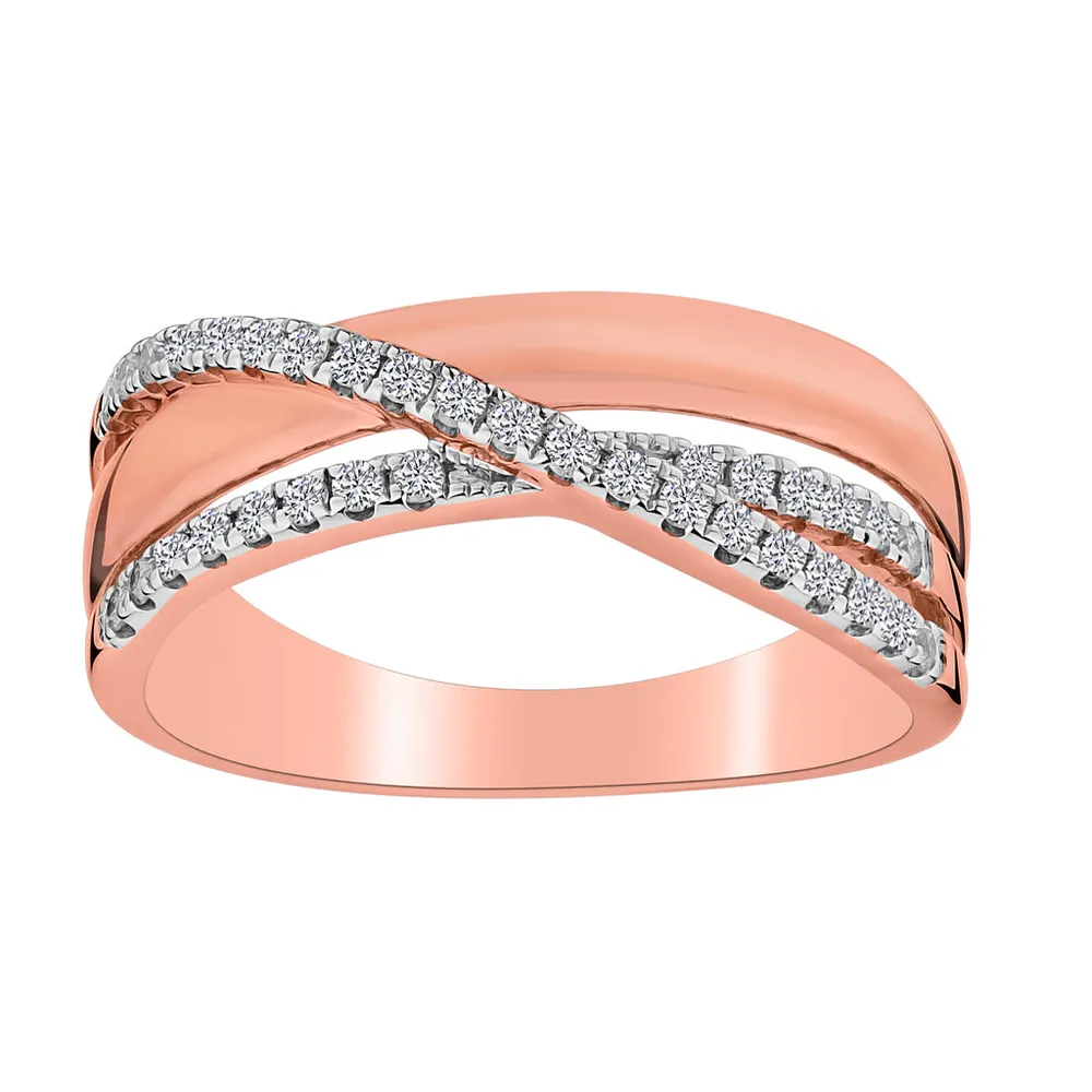 .30 Carat of Diamonds Ring, 10kt Rose Gold…......................NOW