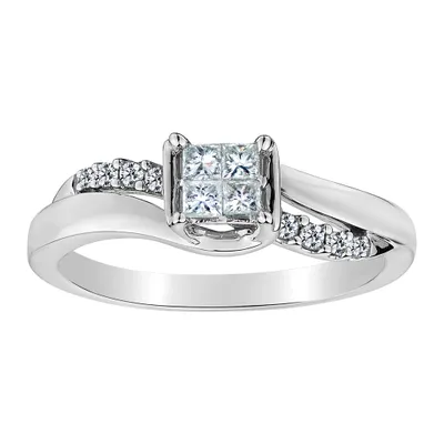 25 Carat of Diamonds Princess Ring