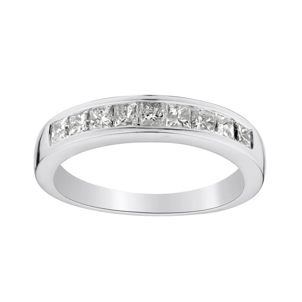 75 Carat of Diamonds Princess Ring Band