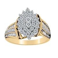 1.00 Carat of Diamonds Ring, 10kt Two Tone…....................NOW