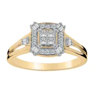 .35 Carat of Diamonds Ring, 10kt Yellow Gold....................NOW