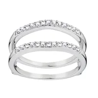 .25 Carat of Diamonds Jacket Wedding Ring Band, 14kt White Gold....................NOW