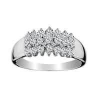 25 Carat of Diamonds "Stairway to Heaven" Ring