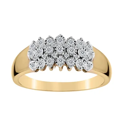 .25 CARAT DIAMOND "STAIRWAY TO HEAVEN" RING, 14kt YELLOW GOLD…....................NOW
