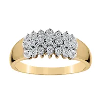 .25 Carat of Diamonds "Stairway to Heaven" Ring, 14kt Yellow Gold…....................NOW