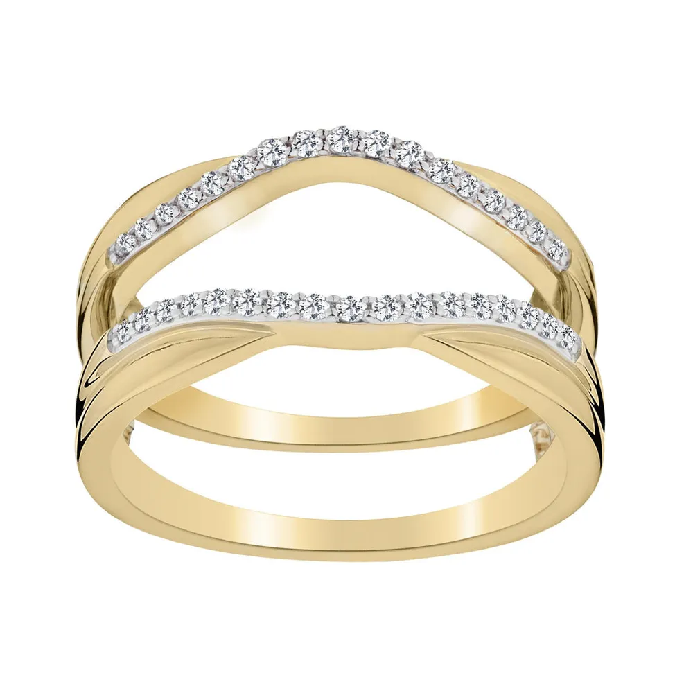 .20 Carat of Diamonds Jacket Ring, 14kt Yellow Gold....................NOW