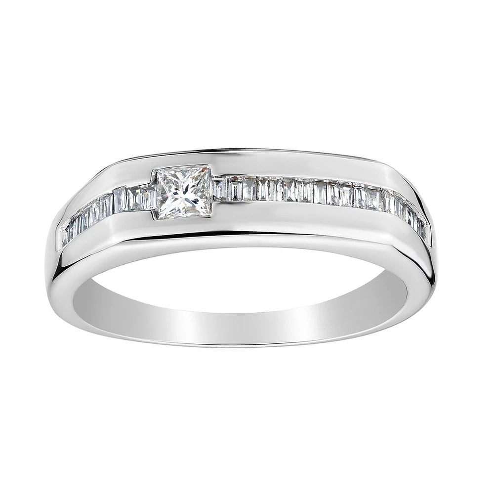 .40 Carat Diamond Gentleman's Ring, 14kt White Gold......................Now