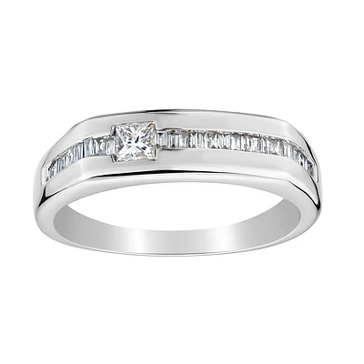 .40 Carat Diamond Gentleman's Ring, 14kt White Gold......................Now