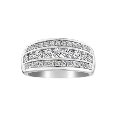 1.00 Carat Diamond Ring, 18kt White Gold.......................NOW