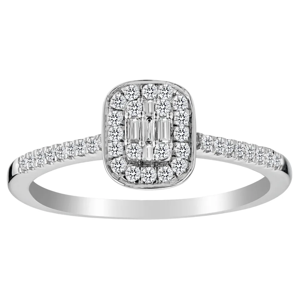 .23 Carat of Diamonds Ring, 10kt White Gold......................NOW