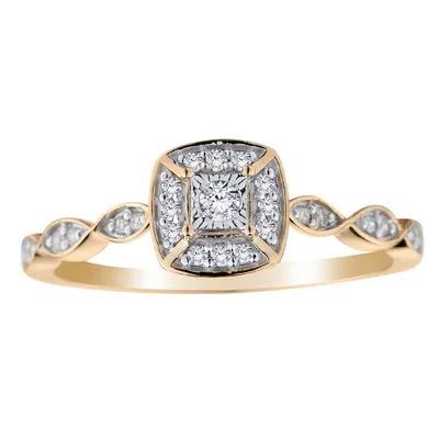 .15 Carat Diamond Ring, 10kt Yellow Gold......................NOW