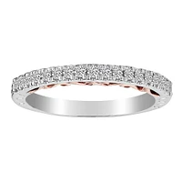 .25 Carat of Diamonds "Designer" Band, 14kt Two Tone......................NOW