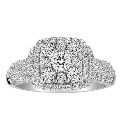 1.50 Carat Diamond Ring, 14kt White Gold......................NOW