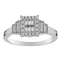.20 Carat of Diamonds "Elegance" Ring, Silver.…...................NOW