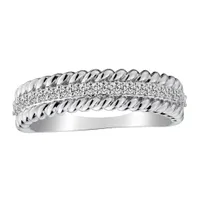 .20 Carat of Diamonds Band, Silver.....................NOW