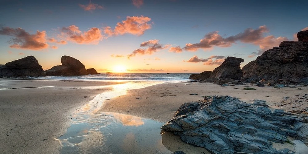 Evan Gross - Sunset at Porthcothan