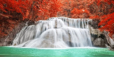 Renée Pehr - Autumn Waterfall Kanchanaburi, Thailand