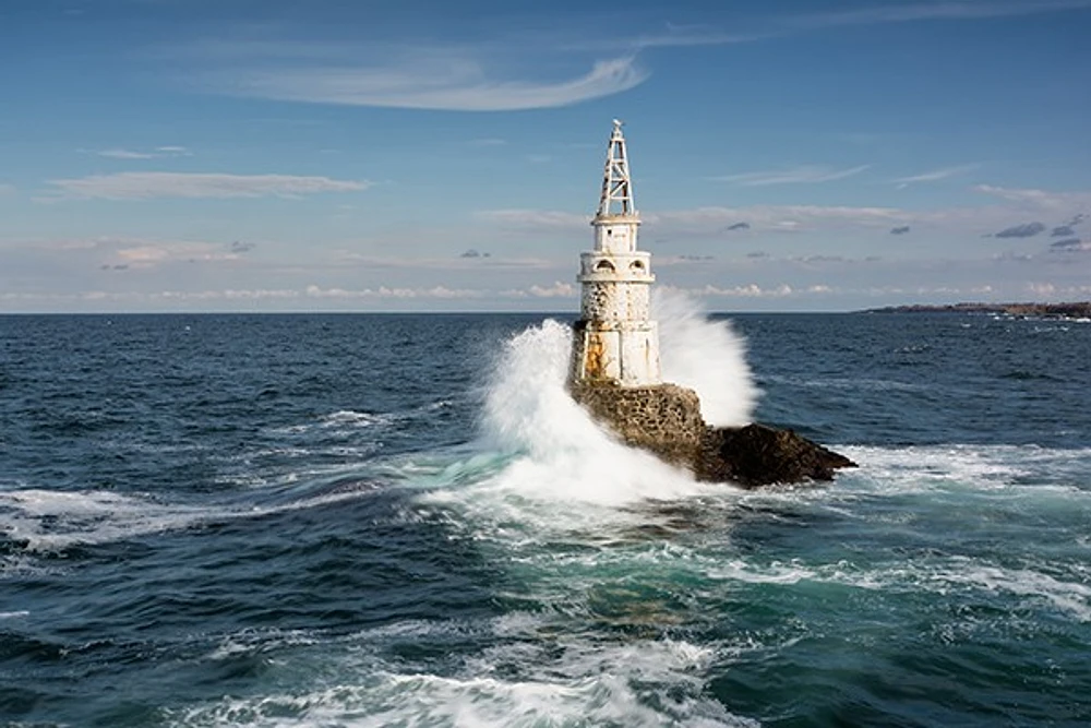 Sophia Vonght - Lighthouse The Port Of Ahtopol Bulgaria