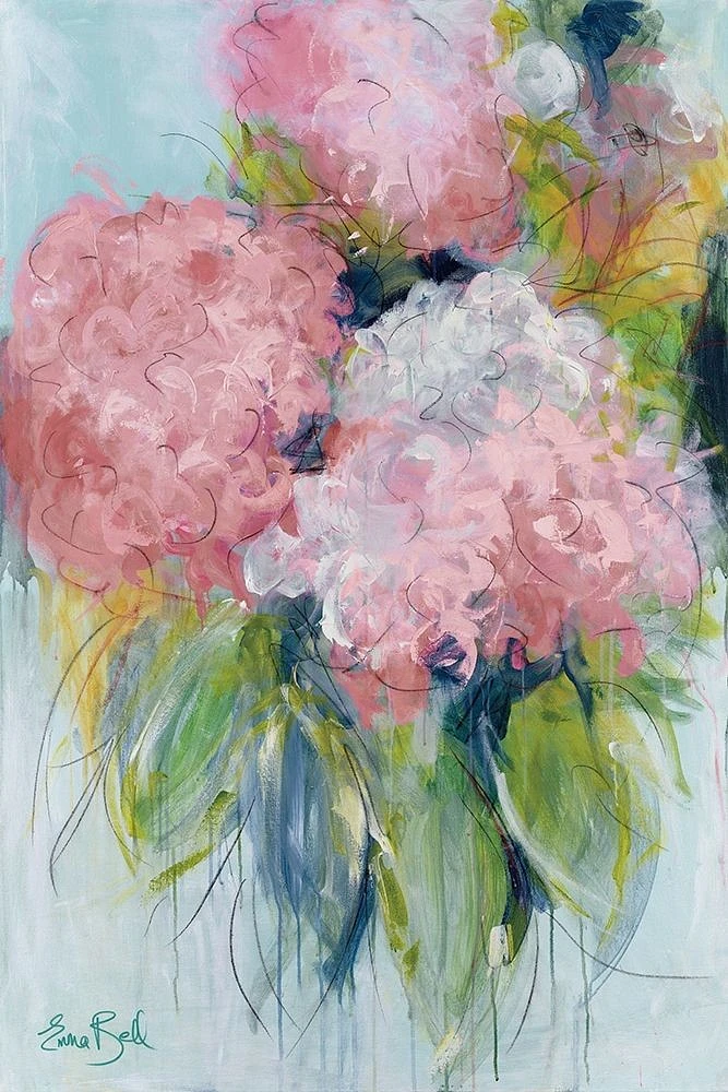 Emma Bell - Pink Hydrangeas