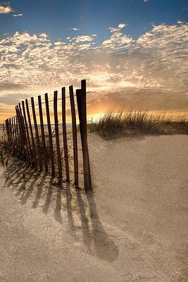 Celebrate Life Gallery  - Dune Fence at Sunrise