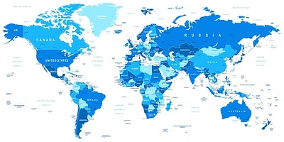 Imrich Edvard - World Map color