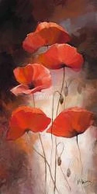 Poppy Bouquet II-Willem Haenraets  