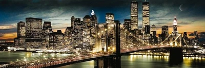 New York - Manhattan Night And Moon Midi  