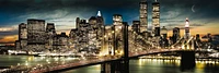 New York - Manhattan Night And Moon Midi  